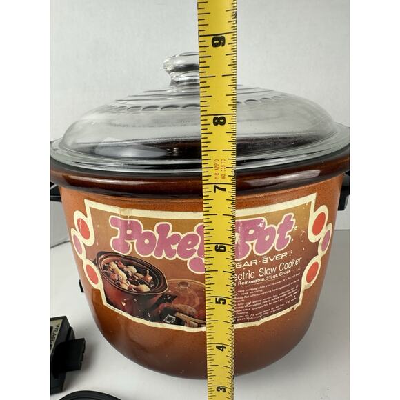 Vintage Wear-Ever Pokey Crock Pot With Power Cord 10025 Tested - Picture 6 of 9